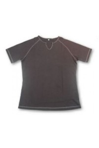 T132 t-shirt 印刷公司 t-shirt designs   潮版T-shirt  訂購團體t恤公司    咖啡色  素面 t 恤 批發